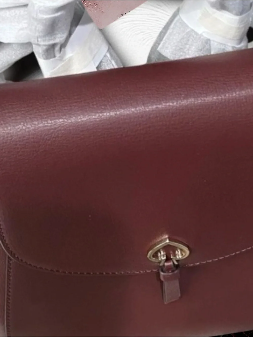 New NWT Kate Spade Adel Medium Flap Backpack Bag – Cherrywood